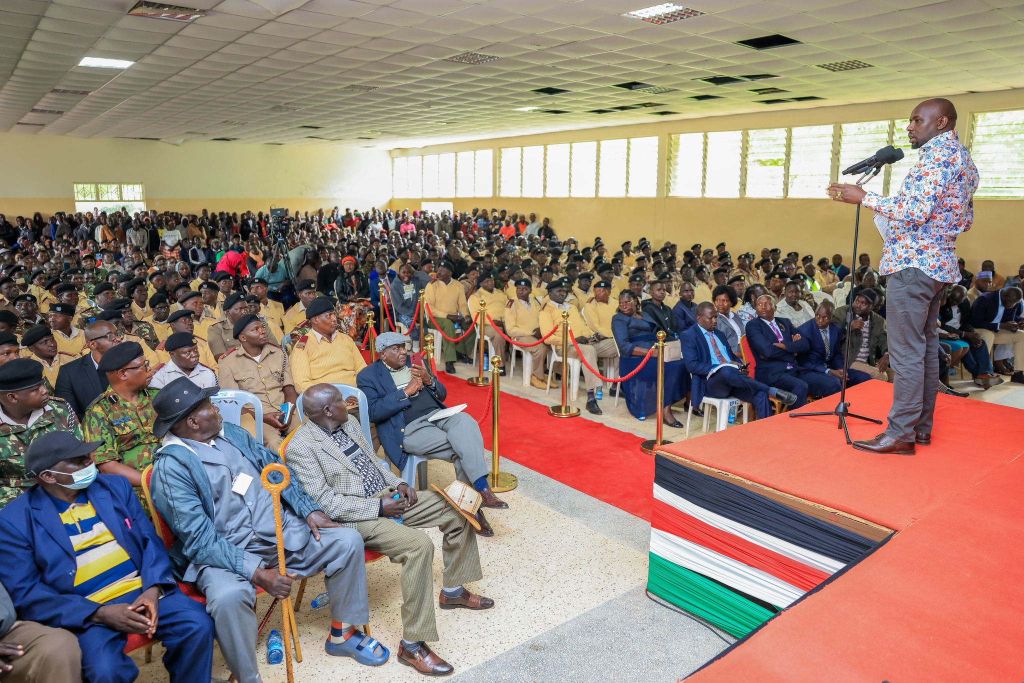 Murkomen Pledges Crackdown on Arms, Illegal Mining During Jukwaa la Usalama Visit to West Pokot