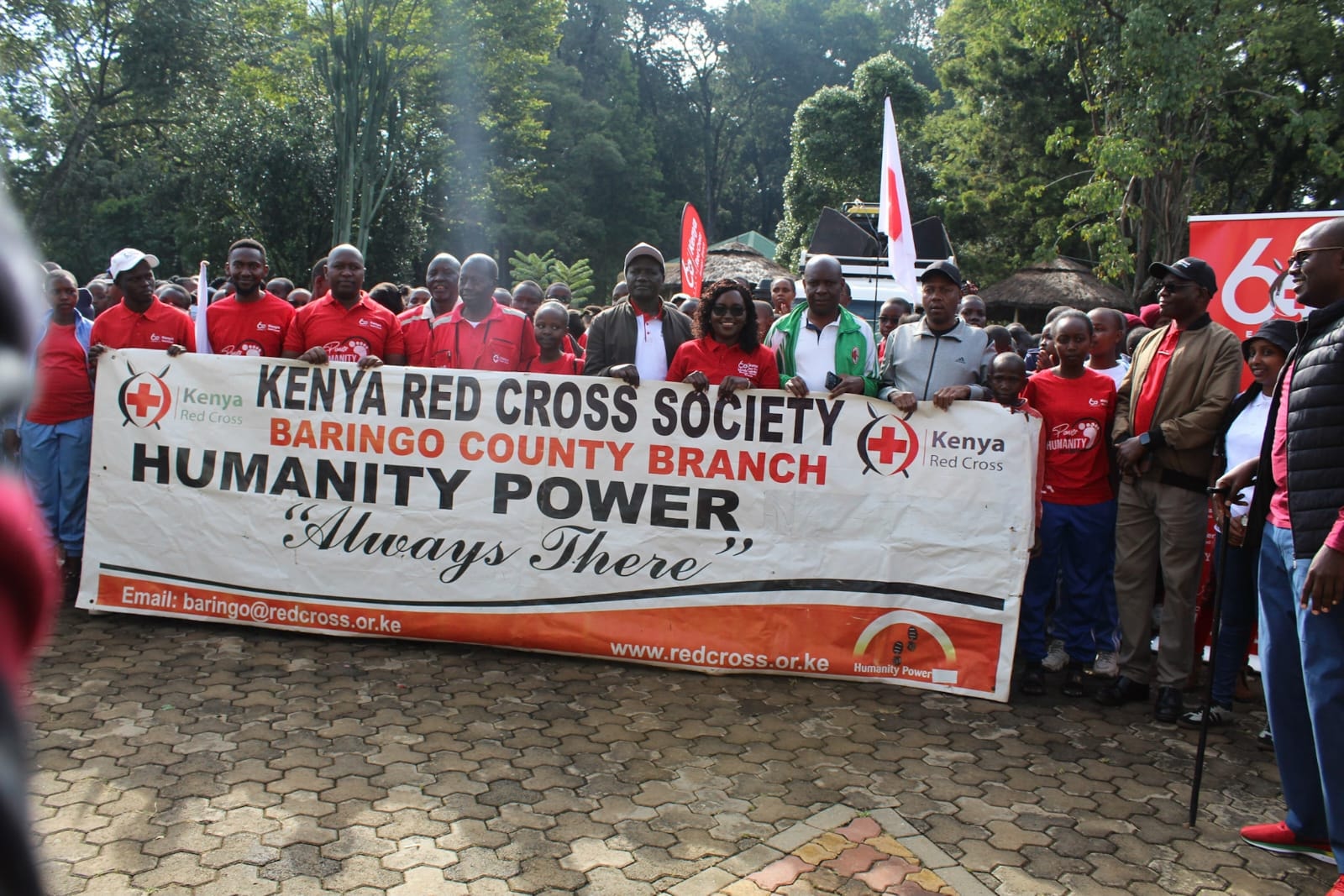 Unity in Service: Baringo Leaders, Red Cross March for Humanitarian Values
